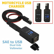 Waterproof Motorcycle 12v USB Power Socket Adapter Charger Outlet Motorbike