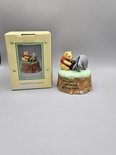 Disney Willitts Winnie The Pooh&Eeyore Having A Smakeral Of Something Music Box 
