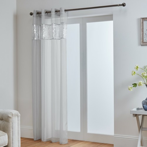 Sparkle voile eyelet curtain - voile,