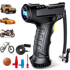 12V Car Tyre Inflator Cordless Digital USB Rechargeable Tire Air Compressor Pump