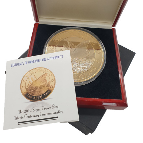 2012 titanic coin super crown - titanic,