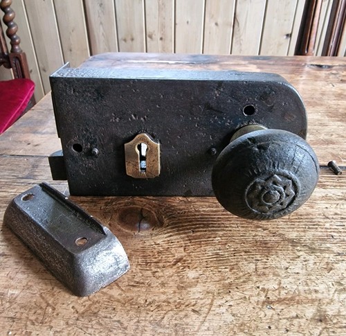 Victorian rim lock - rim, lock,