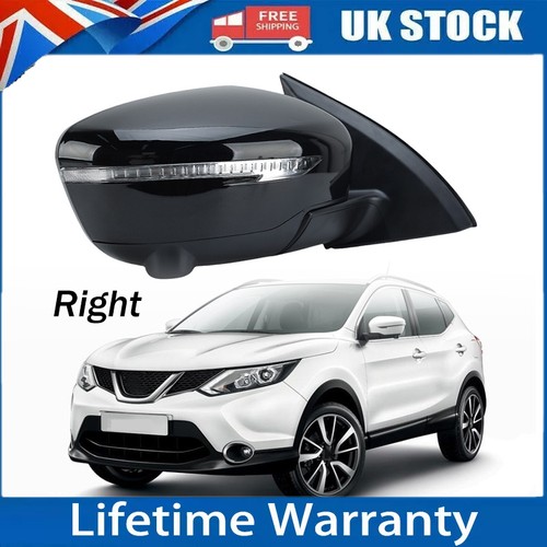 Right black door wing mirror - right,