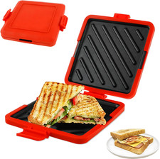Toasted Sandwich Maker Microwavable Machine Waffle Toastie Maker  Microwave Oven