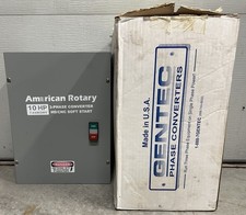 American Rotary Phase Converter Control Unit Only Untested New Old Stock