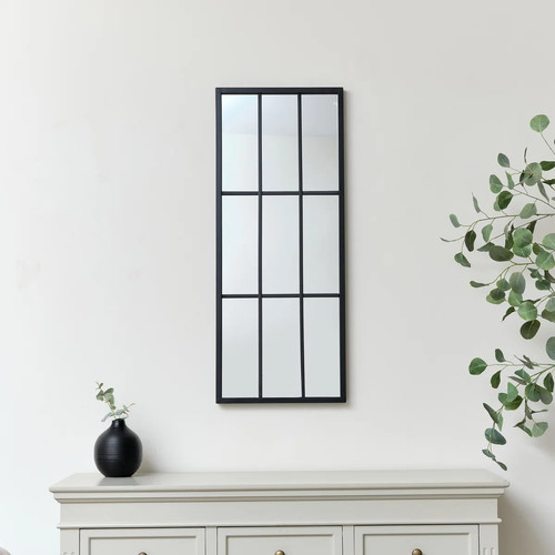 Large matt black - window, wall