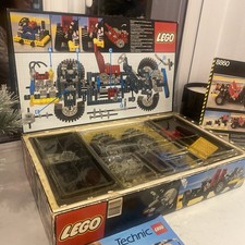 LEGO TECHNIC 8860 CAR CHASSIS  incomplete Boxed With Instructions 1980 Vintage