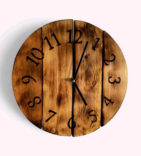 Handmade burnt wooden wall - wooden,