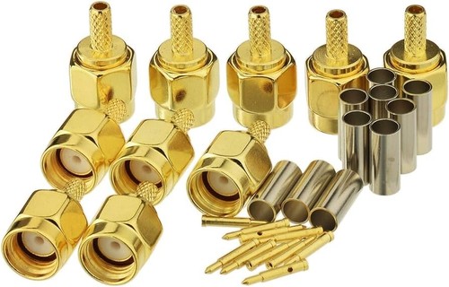 Sma male crimp plug - sma, to