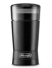 DeLonghi KG200 Electric Coffee Bean Grinder with Stainless Steel Blades - Black