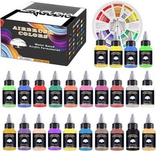24-Color Airbrush Acrylic