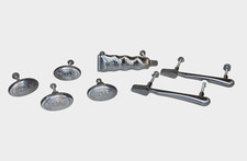 Toothbrush Toothpaste Soap Shaped Cabinet Drawer Pulls Knobs Brushed Nickel