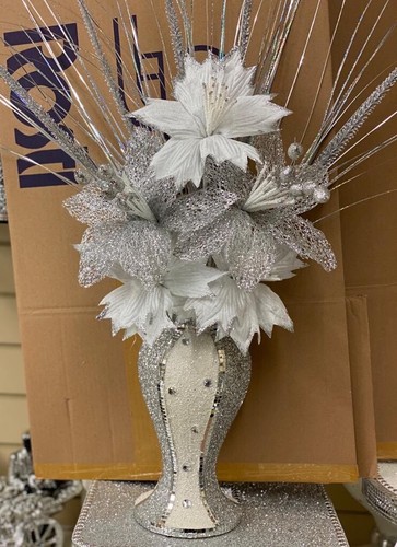 Romany vase silver - vase, crushed