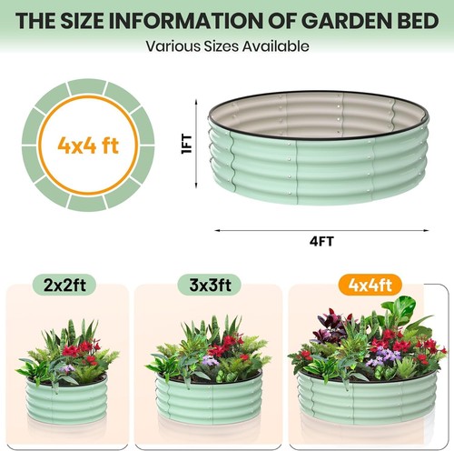 Pcs galvanised raised garden - galvanised,