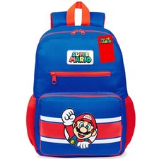 Super Mario Kids Backpack School Bag Gamer Rucksack Book PE Sports Travel