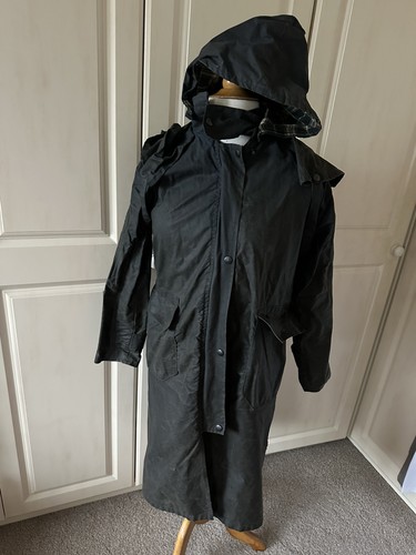 Waxed coat long stockman - coat,