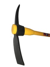 5lb Pick Axe Mattock Steel Head & Fibreglass Handle shaft 90cm 36in Heavy Duty