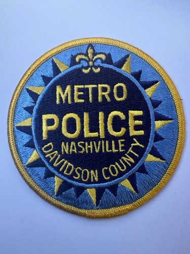 Nashville metro police patch - police,