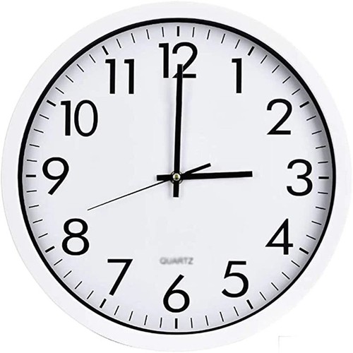 Quartz basic wall clock - wall, round