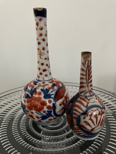 Two antique japanese imari - antique,