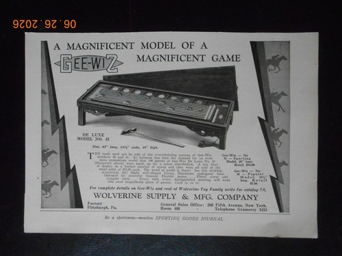 Rare 1929 gee wiz wolverine - 1929,
