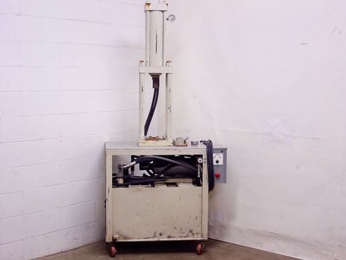 White hydraulic press - white,