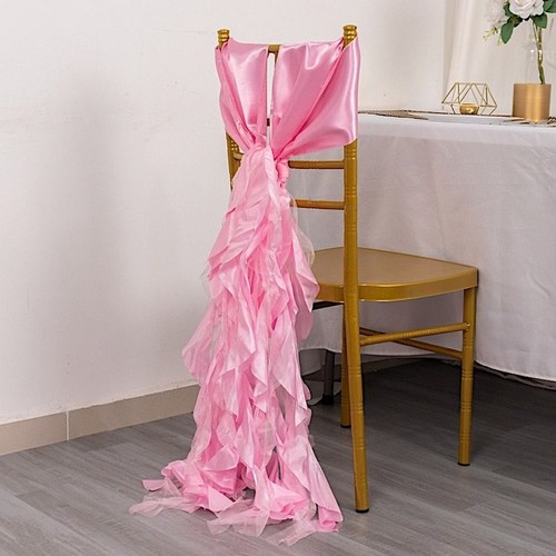 Pink curly willow chiffon - 5,