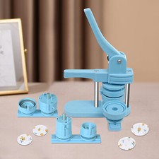 Manual Button Maker Machine 25/32/58MM Buttons Making Machine Set 3 Molds