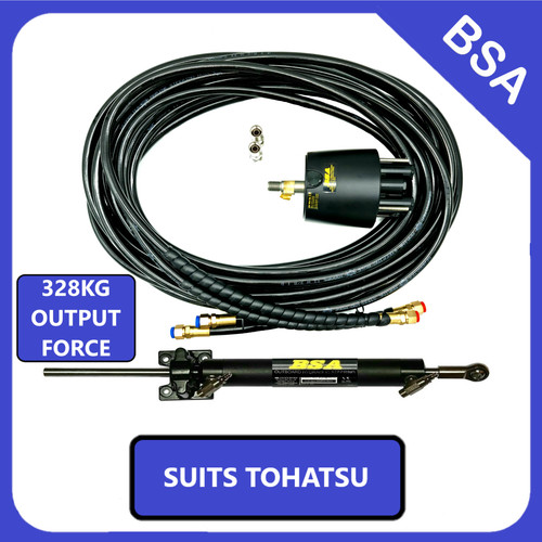 Hydraulic boat steering kit - hydraulic,