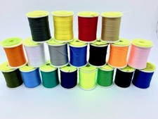 Fly Tying Large Spool Thread,Unwaxed 20 Different colours, Fly Dressing 8/0 150D