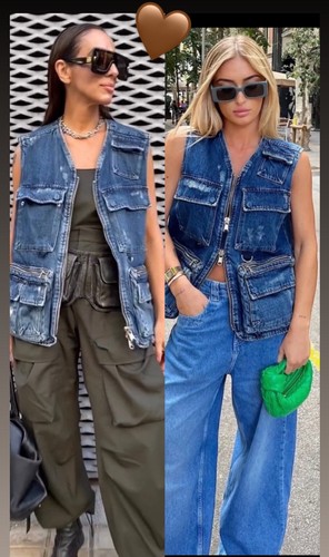 Zara quilted denim - quilted, jacket