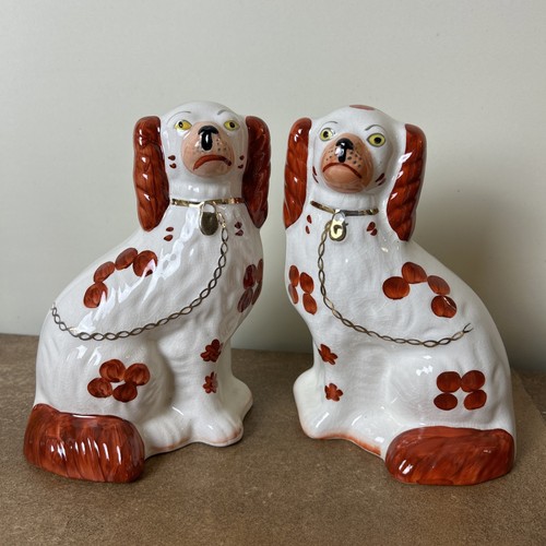 Antique pair staffordshire - antique,, of