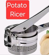 Heavy Duty Steel Potato Ricer Masher Juicer Vegetable Fruit Press Maker UK