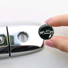 4pcs 20mm Car Door Lock Keyhole Protector Cover Anti Rust Stickers Accessories