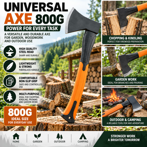 Axe 800g fibreglass heavy - 800g,