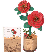 Rowood Red Camellia Wooden
