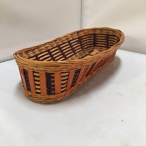 Woven wicker basket - basket, home