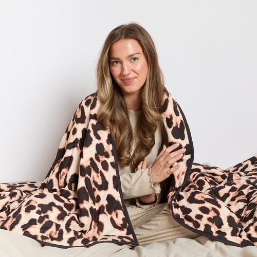 Ohs leopard weighted blanket - weighted,