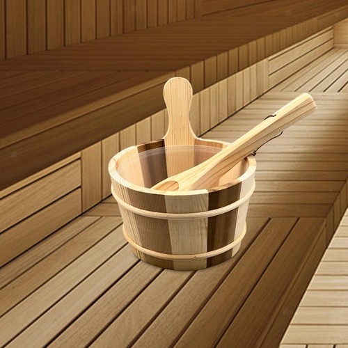 Wood sauna barrel - wood,