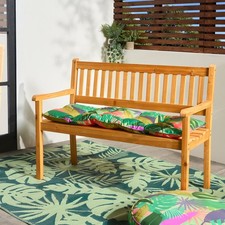 OHS Wood Garden Bench 2 Seater