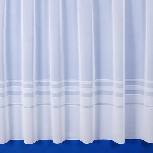 Stripe white net curtains - stripe,