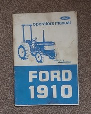 FORD 1910 TRACTOR OPERATORS