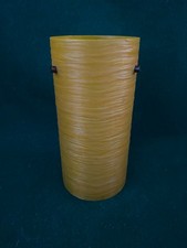 VINTAGE RETRO 8 inch ORANGE SPUN FIBREGLASS LAMP / LIGHT SHADE
