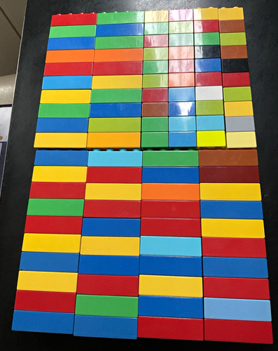 Lego duplo lot multicolour - of,