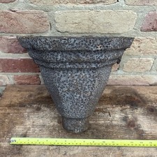 Antique Vintage Gutter Cast Iron Rain Water Hopper Garden Planter Flower Display