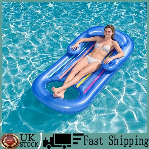 Blue inflatable pool - blue, sun