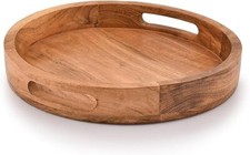 Round Serving Acacia Wooden