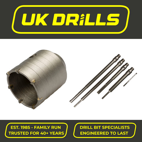 Tct core drills 150mm - core, &