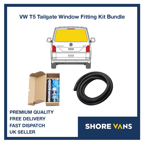 Tailgate window glass - vw,