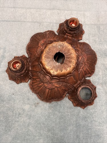 Art deco three light ceiling - art,